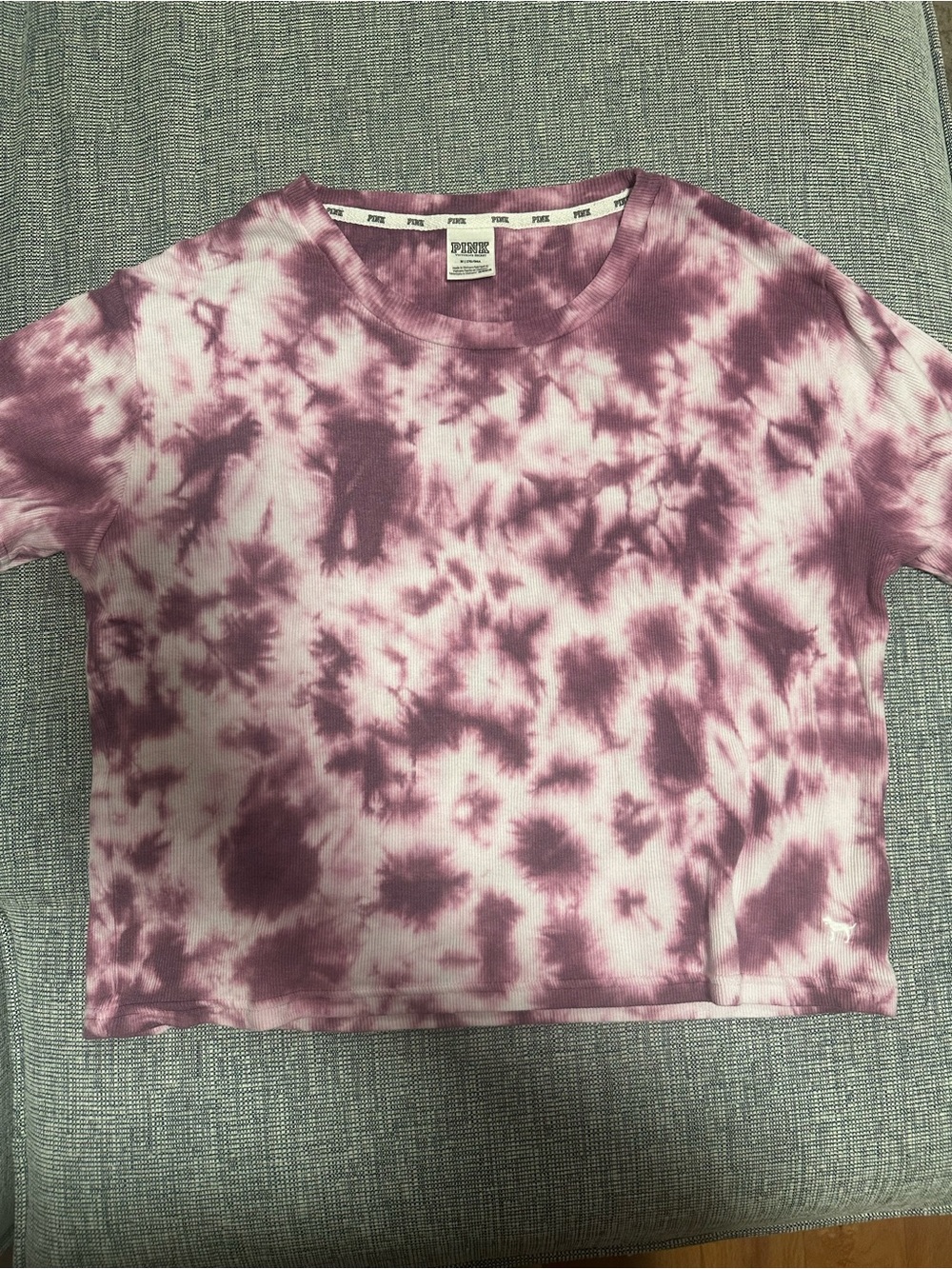 Tie-Dye Purple Tee - PINK Victoria's Secret